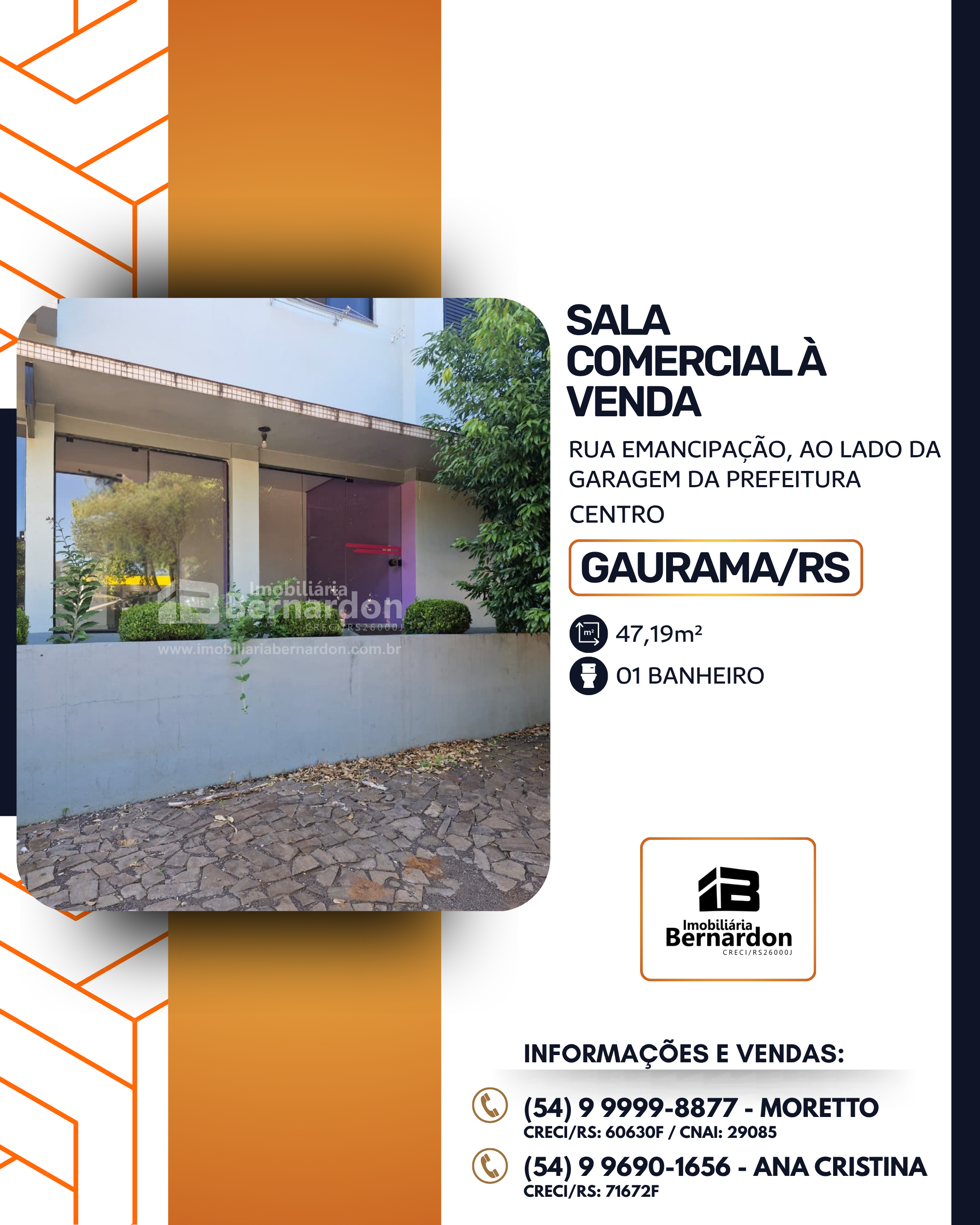 Imagem: Sala comercial com excelente localização.